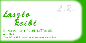 laszlo reibl business card